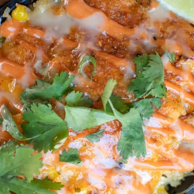 Corn Elote Fried Rice 烤墨西哥芝士玉米炒飯.