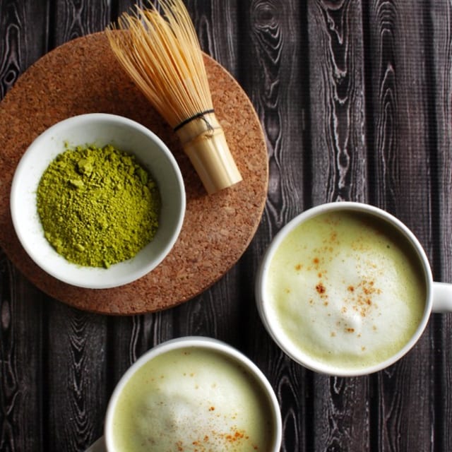 Hot Matcha Latte 熱抺茶拿鐵.